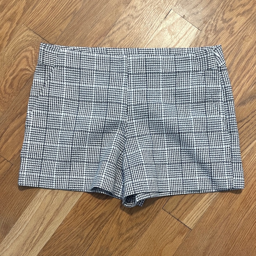 LOFT Black and White Shorts